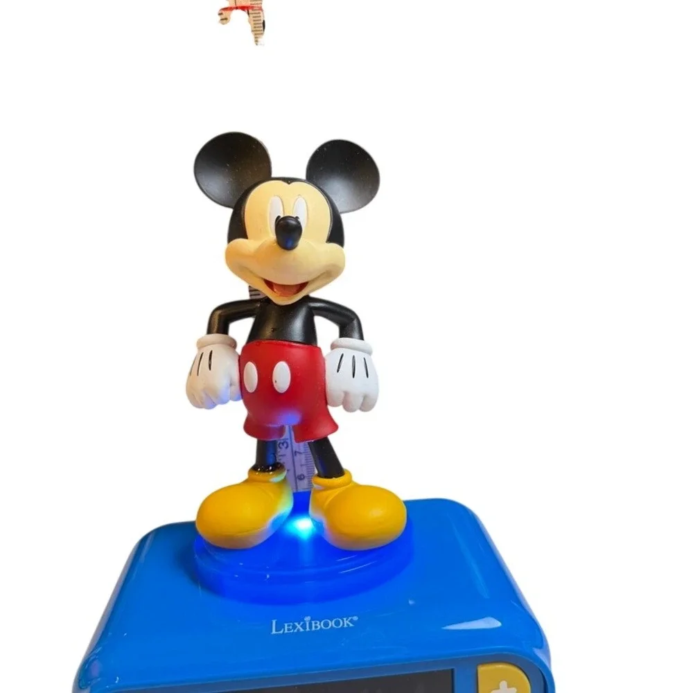 Mickey Mouse‎ Digital Alarm Clock Blue Disney Decor Snooze Night Light Disneyana
